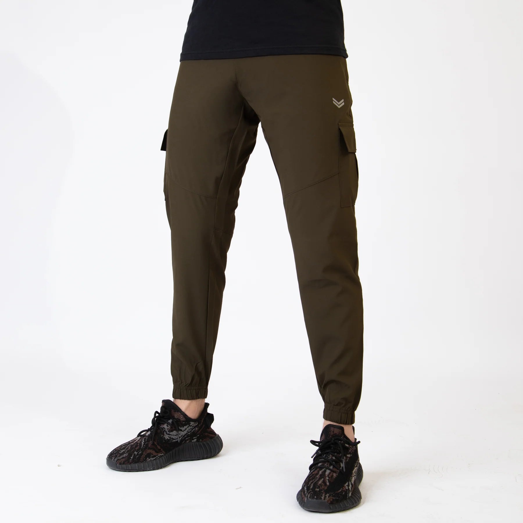Olive Premium Micro Stretch Cargo Pants