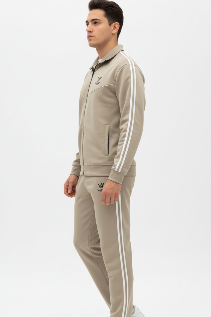 Wasao Premium Winter Tracksuit  (Bisque color)