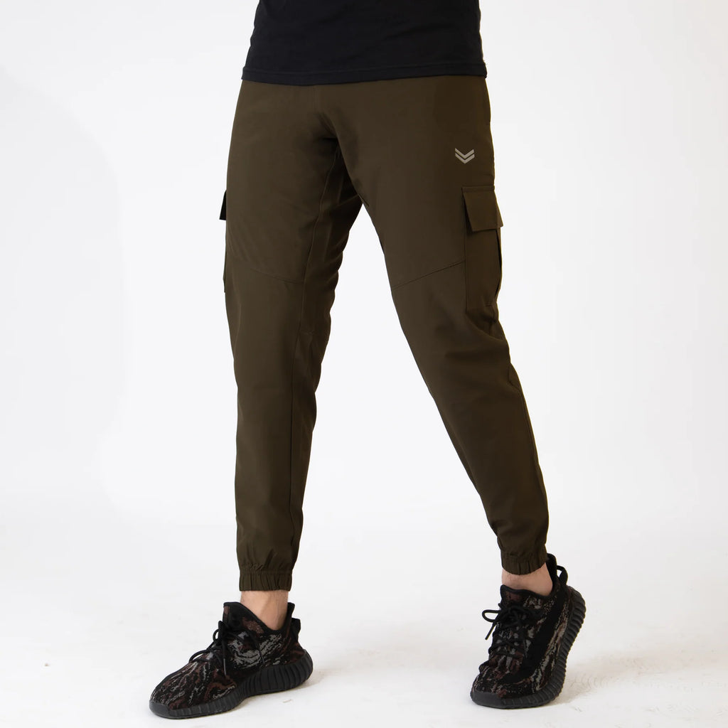 Olive Premium Micro Stretch Cargo Pants