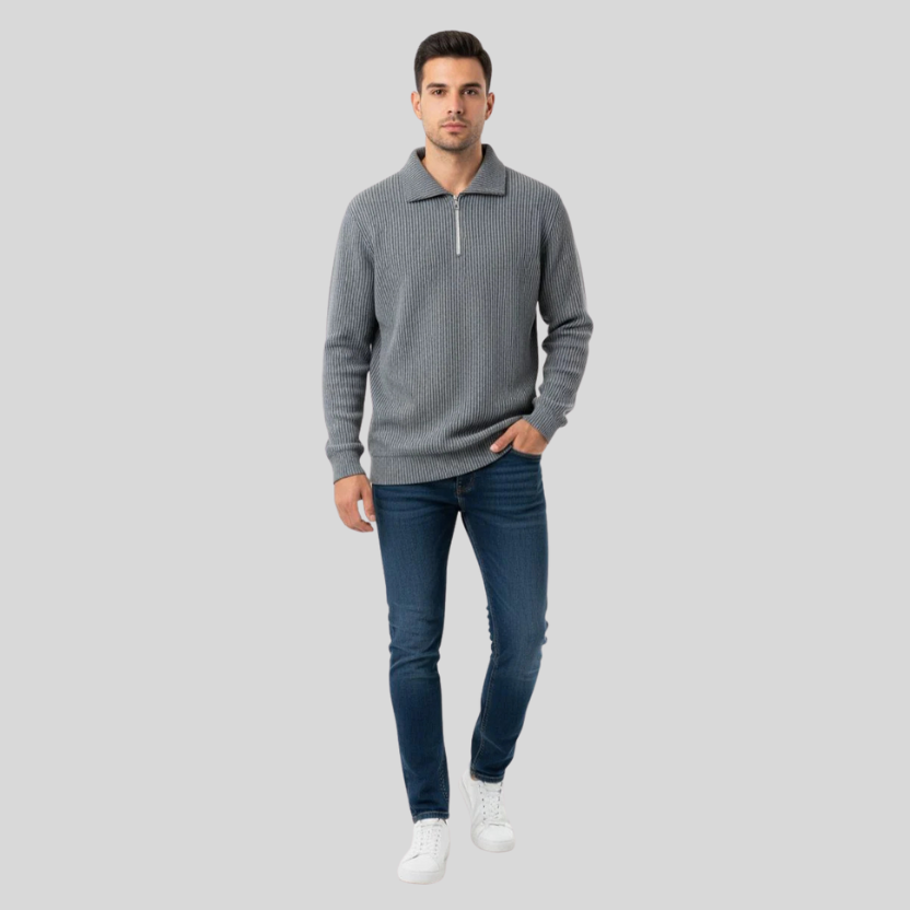Premium Zipper long sleeve T shirt