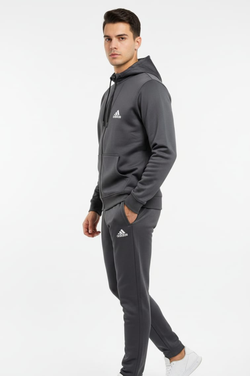 Adi-Tracksuit Winter Hoodie (Gray)