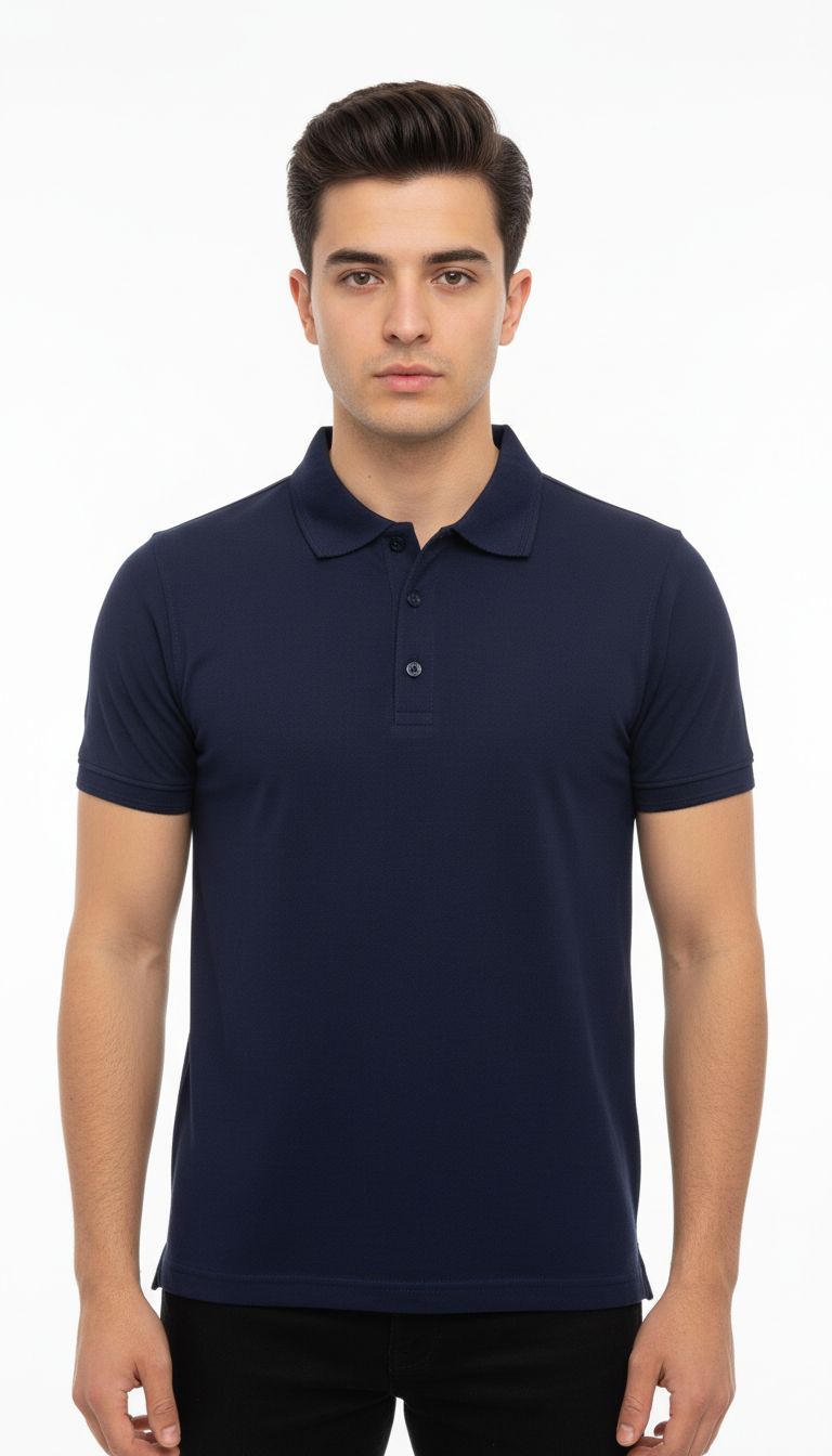 Men’s Dark Navy blue Polo Signature Pony Embroidered Short Sleeve