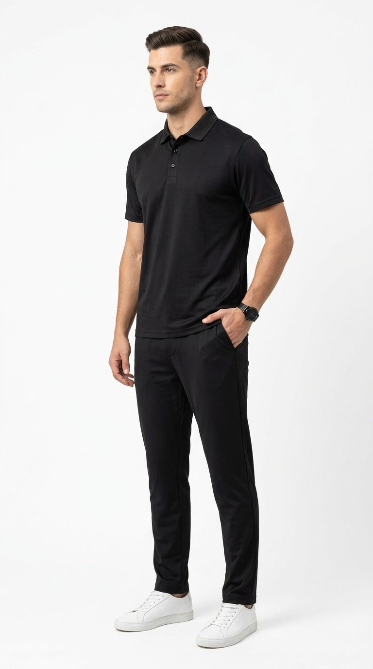 Men’s Premium Lightweight Tracksuit (Black)