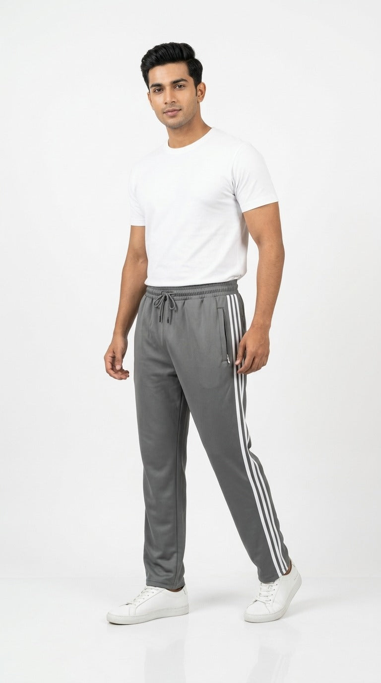 Men’s Summer Three Strips Trouser (light Gray)