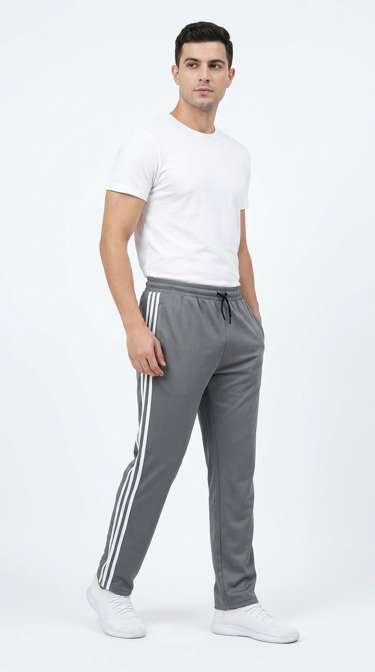 Men’s Summer Three Strips Trouser (light Gray)