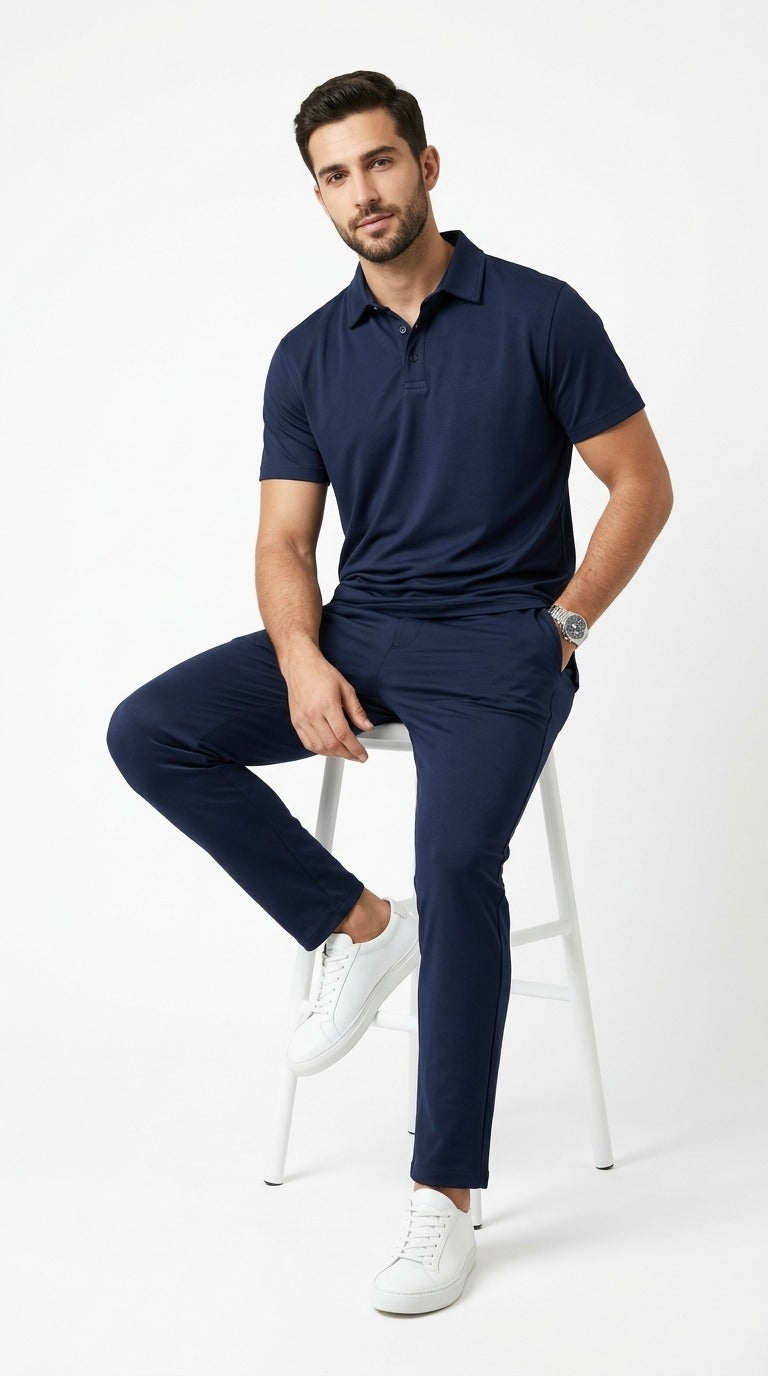 Men’s Premium Lightweight Tracksuit (Navy Blue)