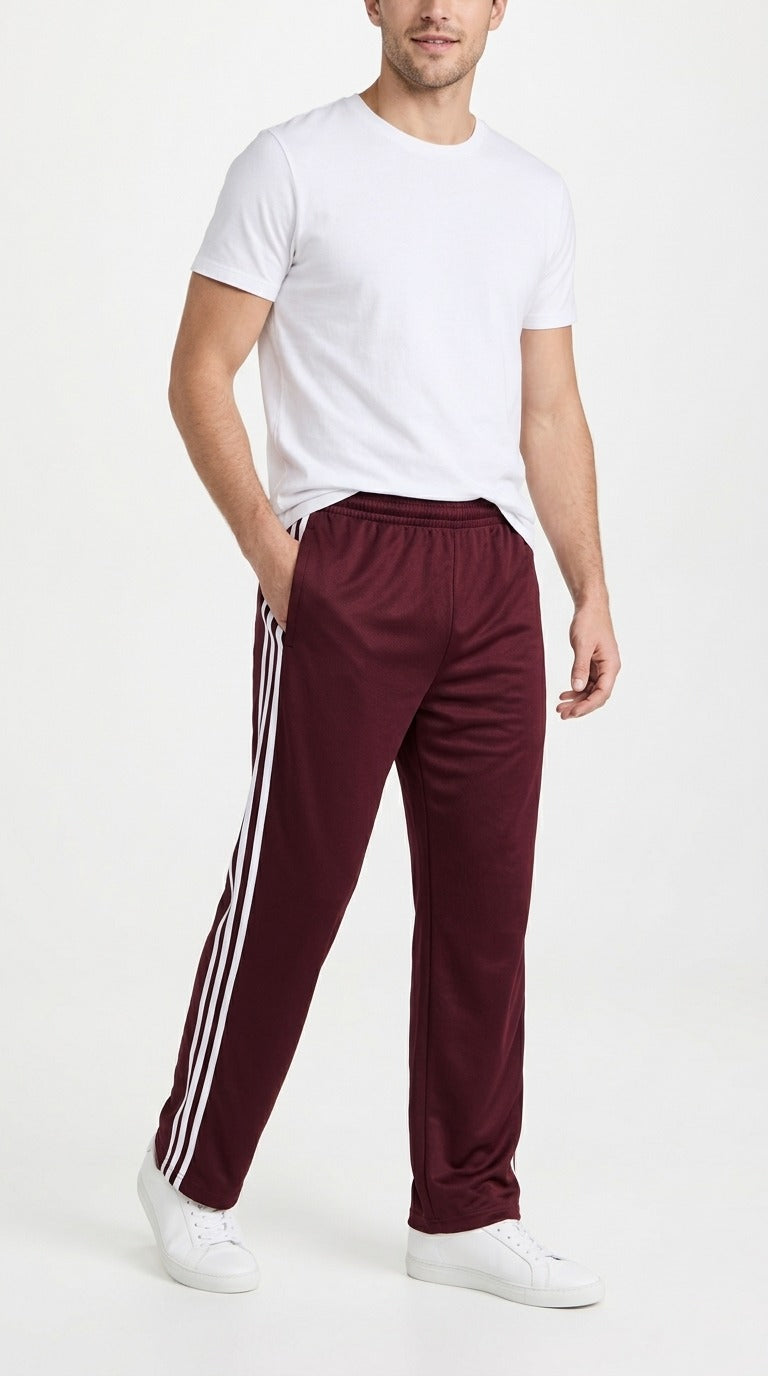 Men’s Summer Three Strips Trouser (Mehroon)