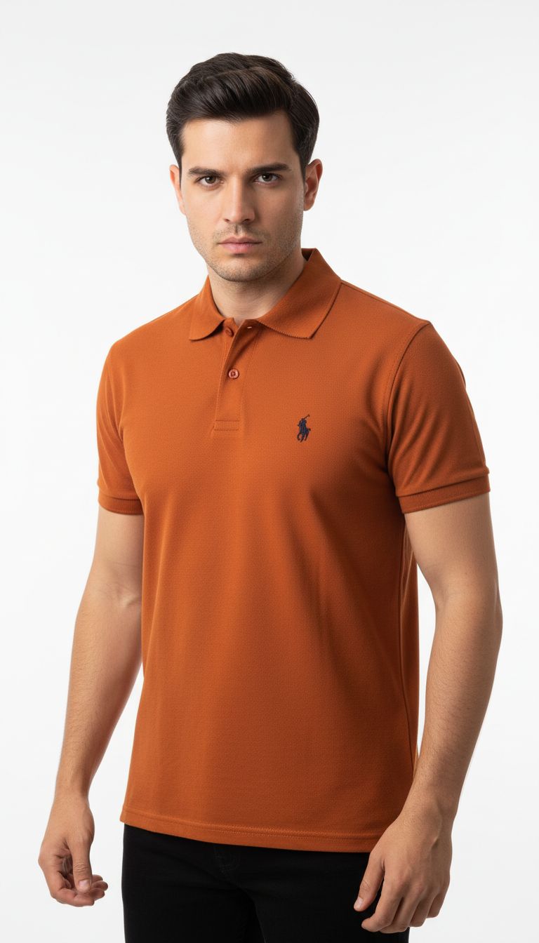 Men’s Bronze Polo Signature Pony Embroidered Short Sleeve
