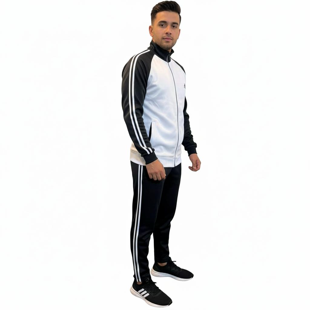 Adi Premium Tracksuit-Mehroon White (Copy)