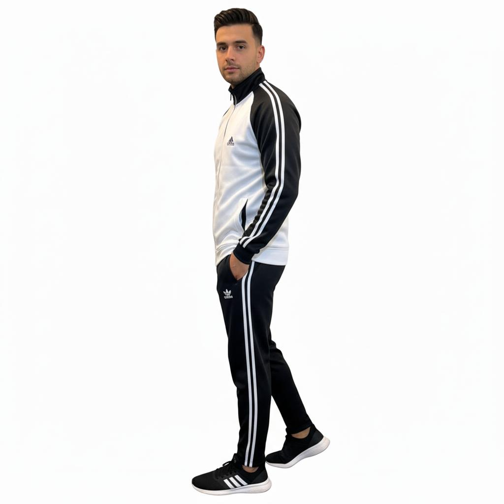 Adi Premium Tracksuit-Mehroon White (Copy)