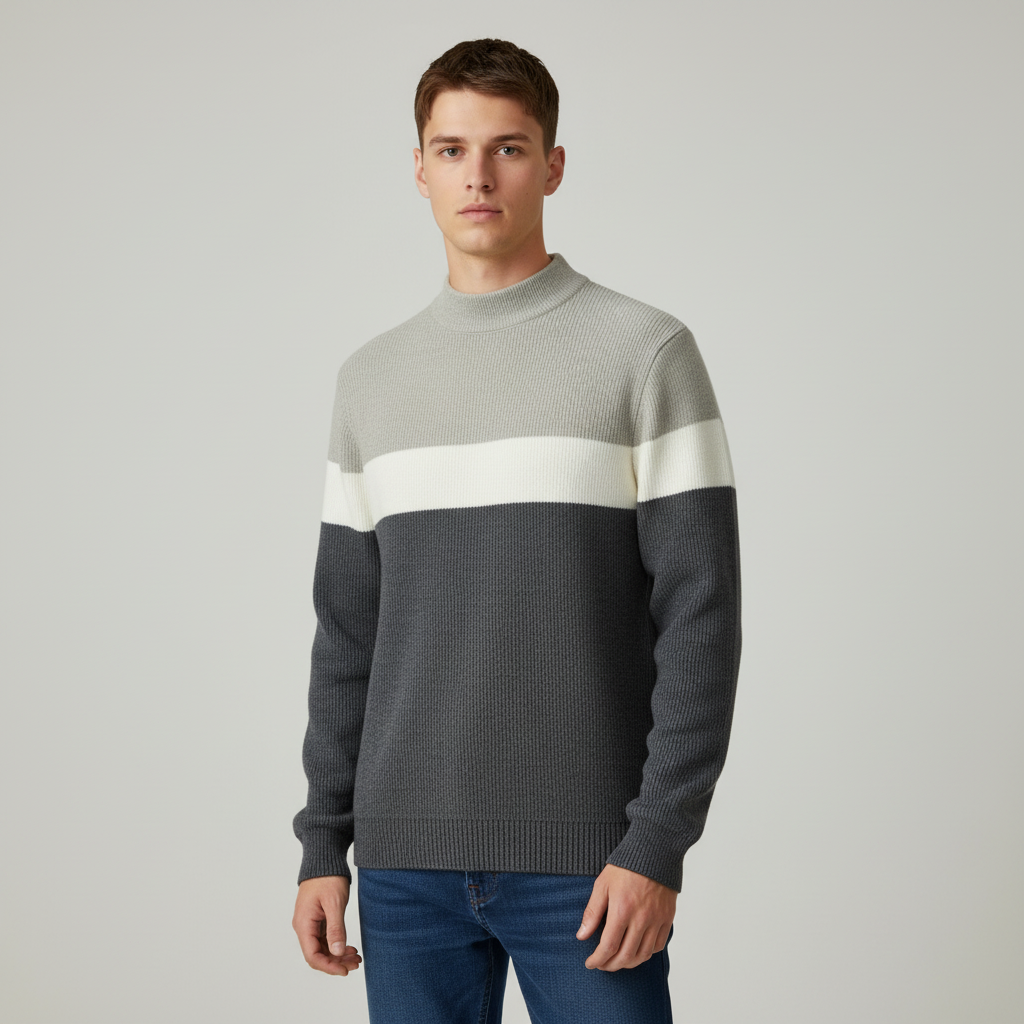 Polyester Knit Fabric Sweater