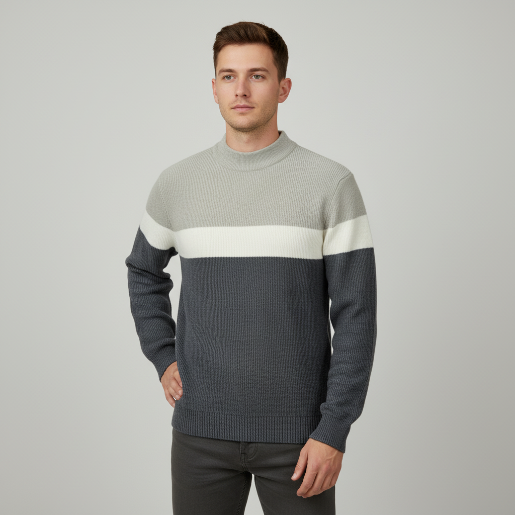 Polyester Knit Fabric Sweater