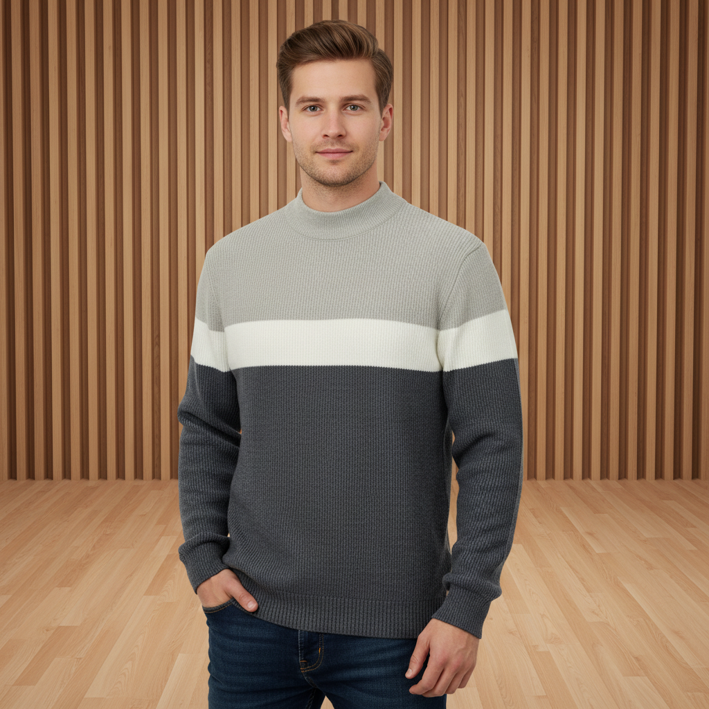 Polyester Knit Fabric Sweater
