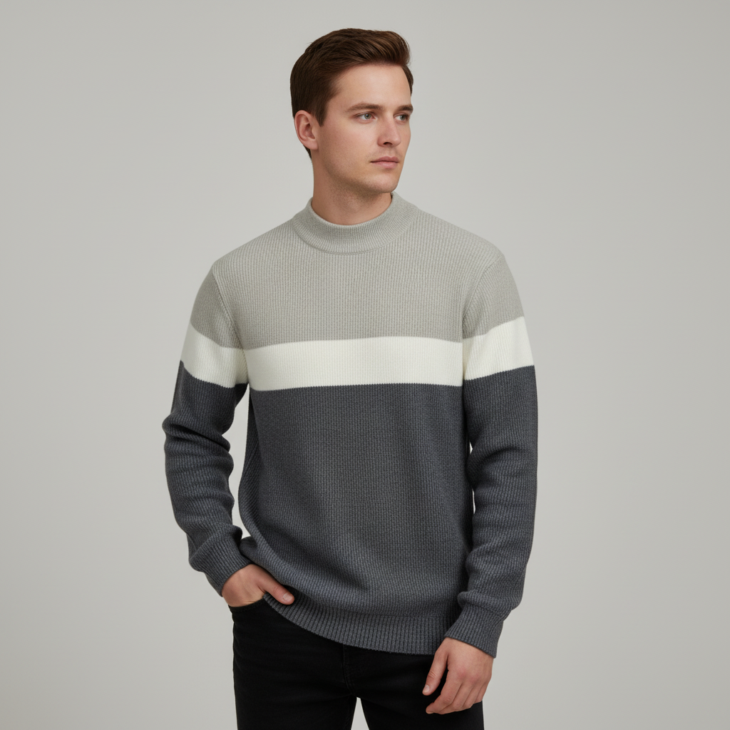 Polyester Knit Fabric Sweater