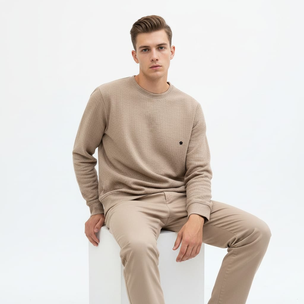 Men’s Imported Sweatshirt. Round Neck