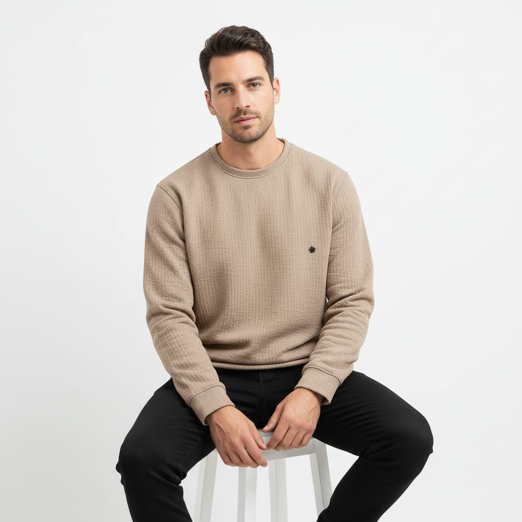Men’s Imported Sweatshirt. Round Neck