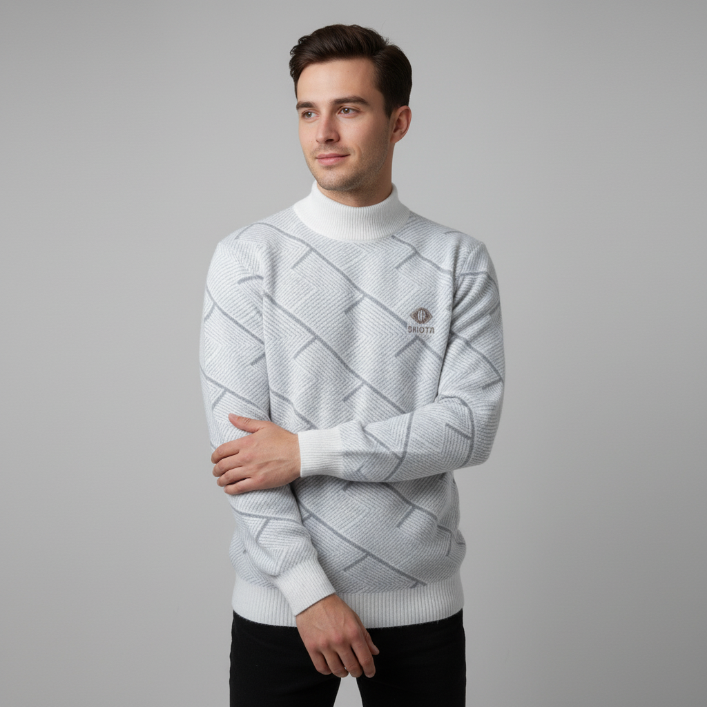 Polyester Knit Fabric Sweater