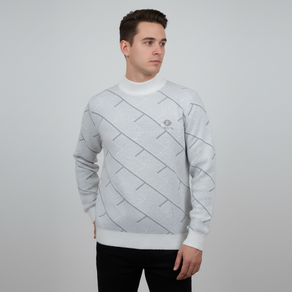 Polyester Knit Fabric Sweater