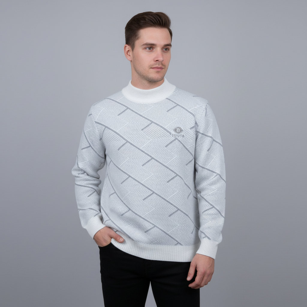 Polyester Knit Fabric Sweater