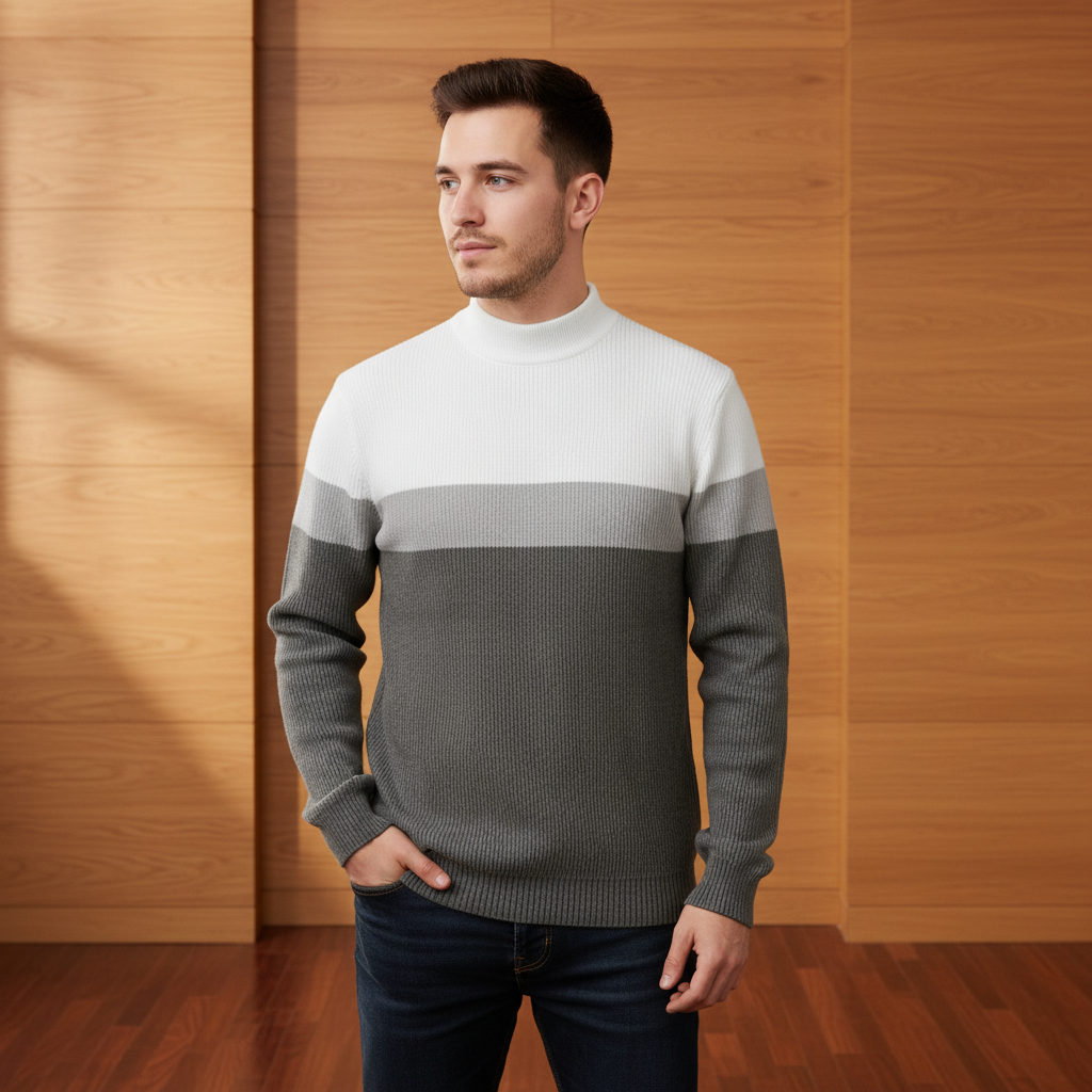 Polyester Knit Fabric Sweater