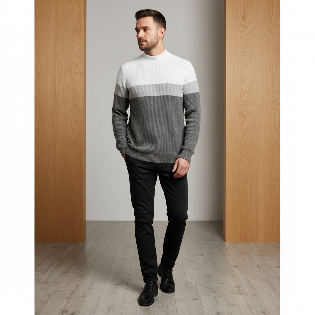 Polyester Knit Fabric Sweater
