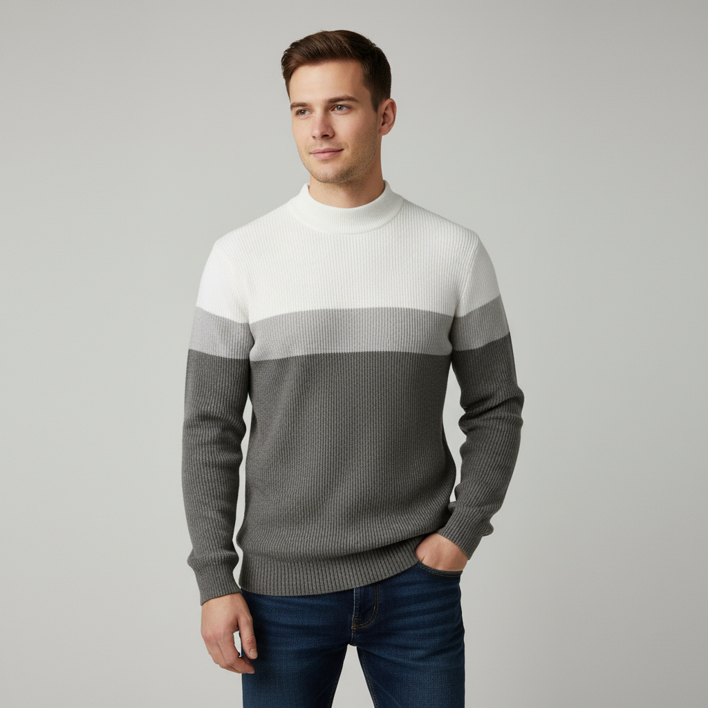 Polyester Knit Fabric Sweater