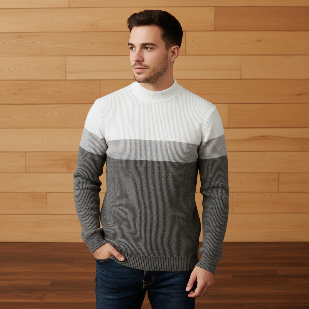 Polyester Knit Fabric Sweater